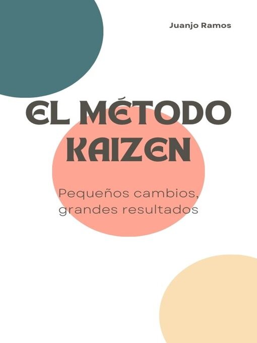 Cover image for El método Kaizen